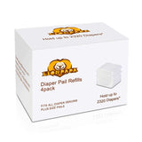 Diaper Pail Refills Fit Dekor Plus Diaper Pails 4 pack